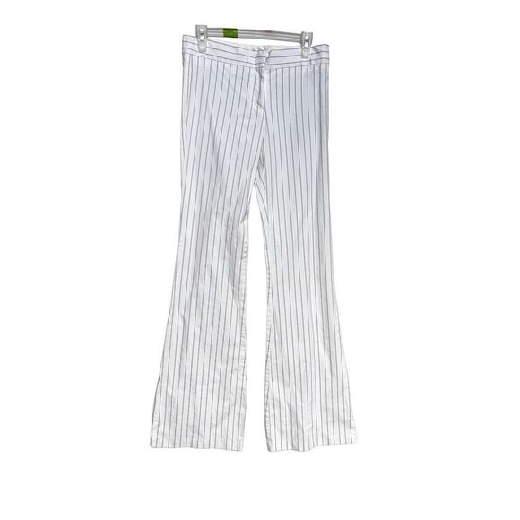 BcBG white pinstriped pants size 4 - Picture 1 of 11